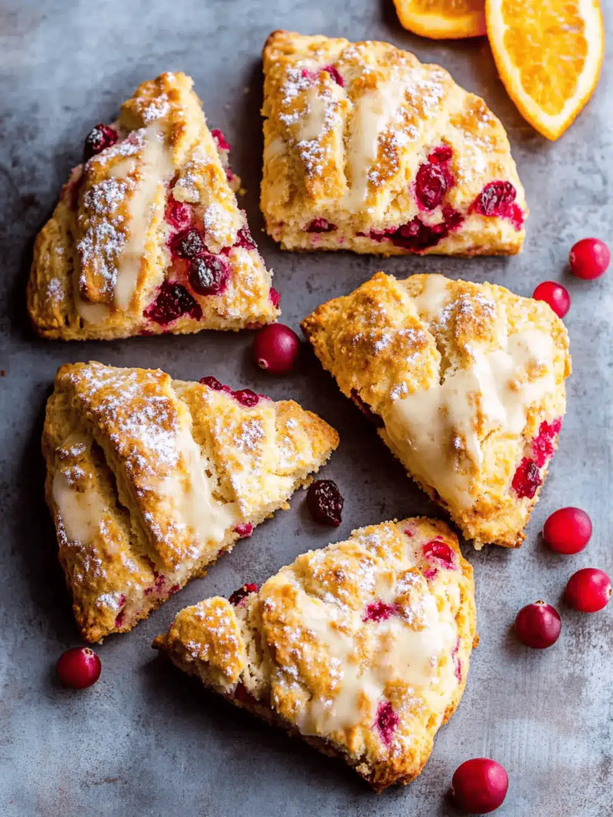 Cranberry Orange Scones: Flaky Treats for Cozy Mornings 5 Cranberry Orange Scones