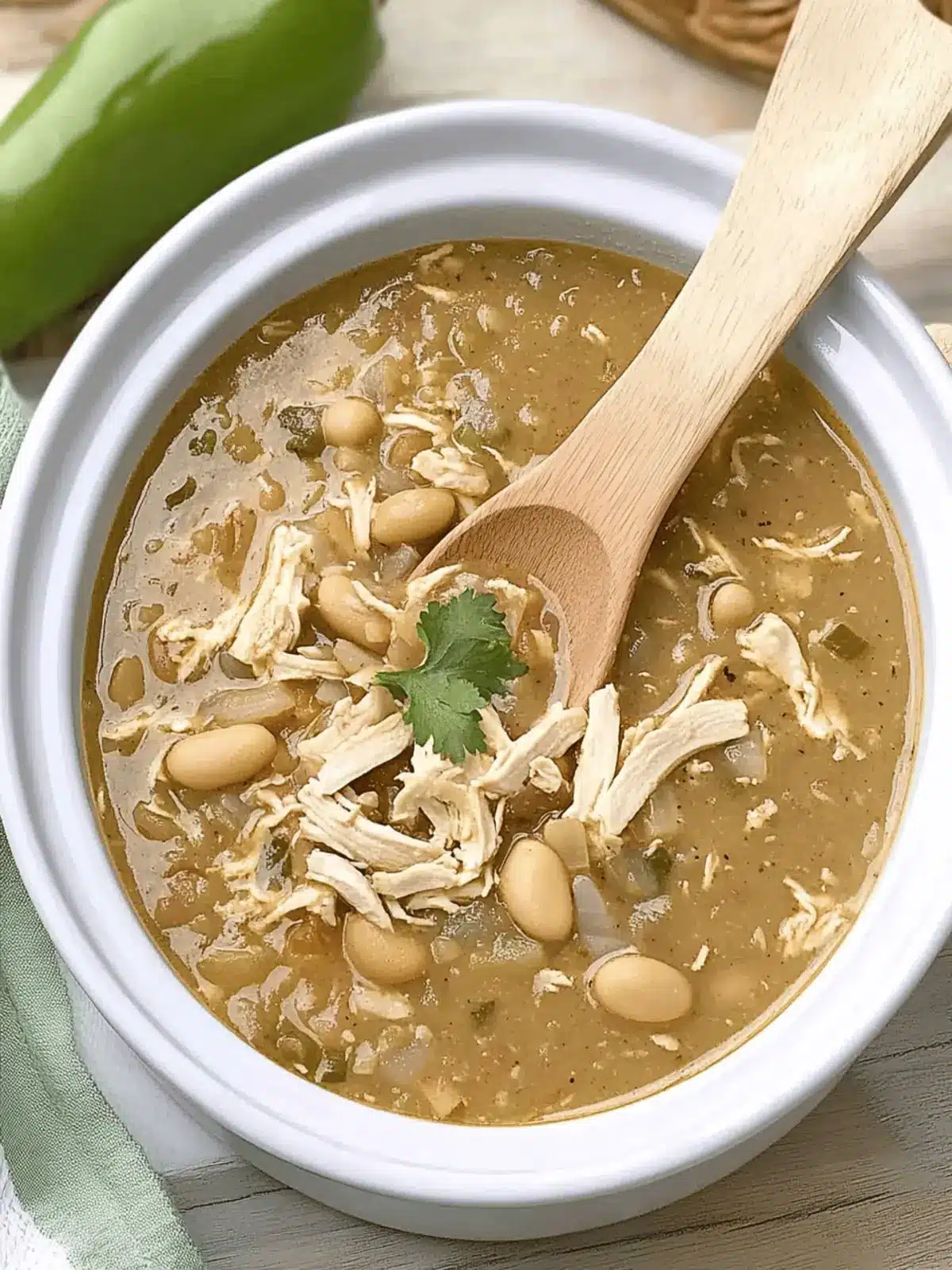 Crockpot White Chicken Chili