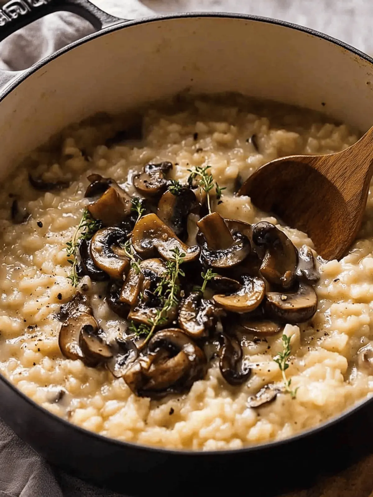 Creamy Mushroom Risotto