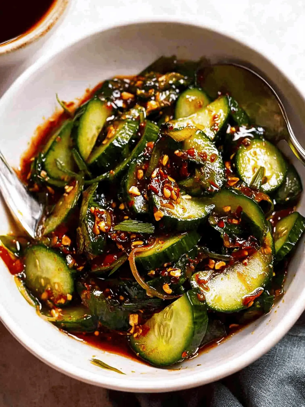 Spicy Asian Cucumber Salad