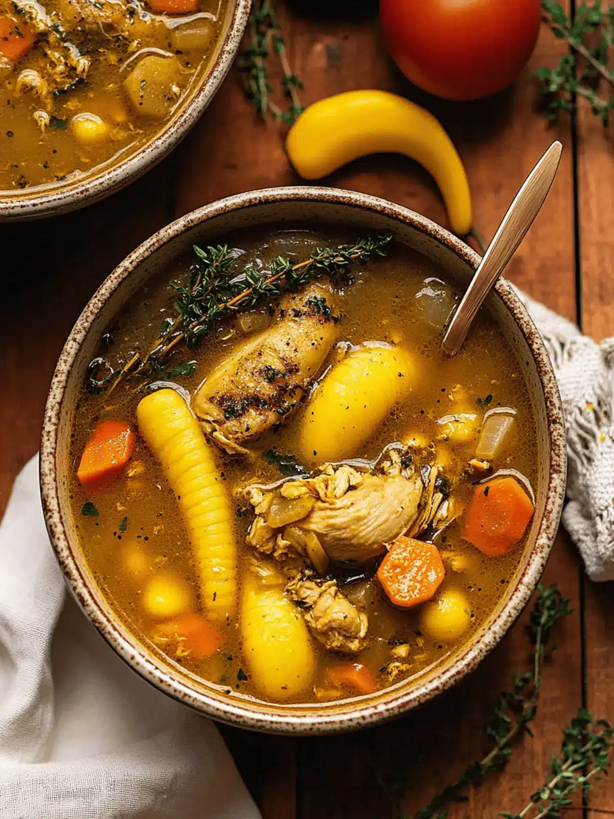 Nourishing Jamaican Chicken Soup