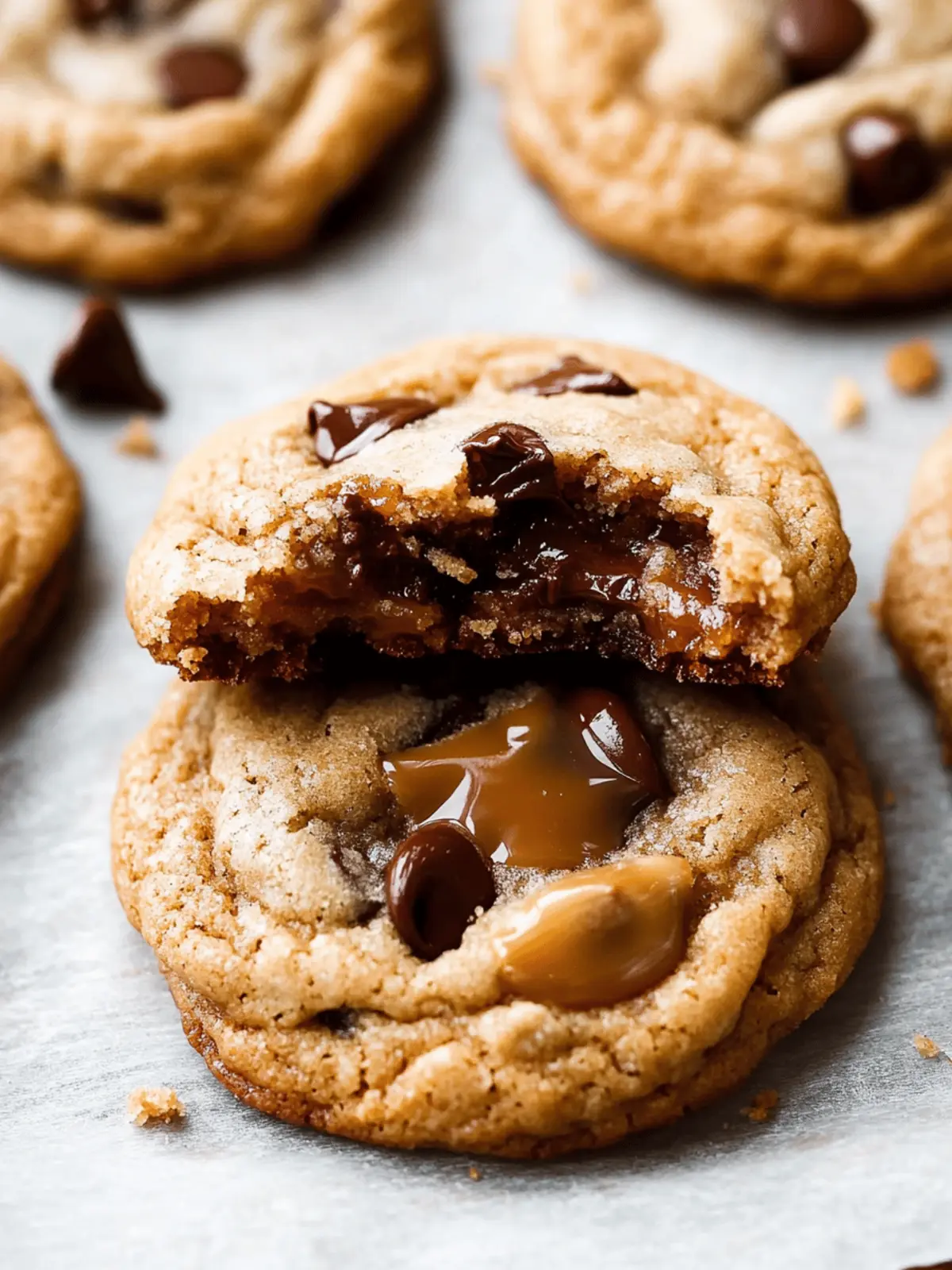Salted Caramel Chocolate Chip Cookies