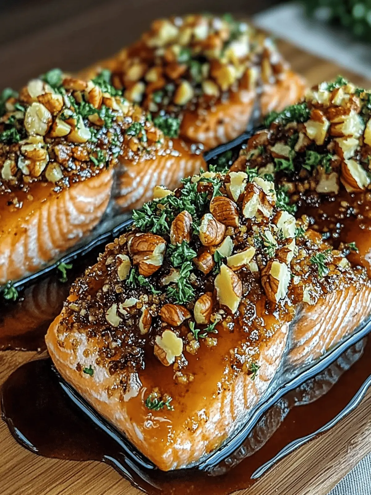 Maple Pecan Crusted Salmon