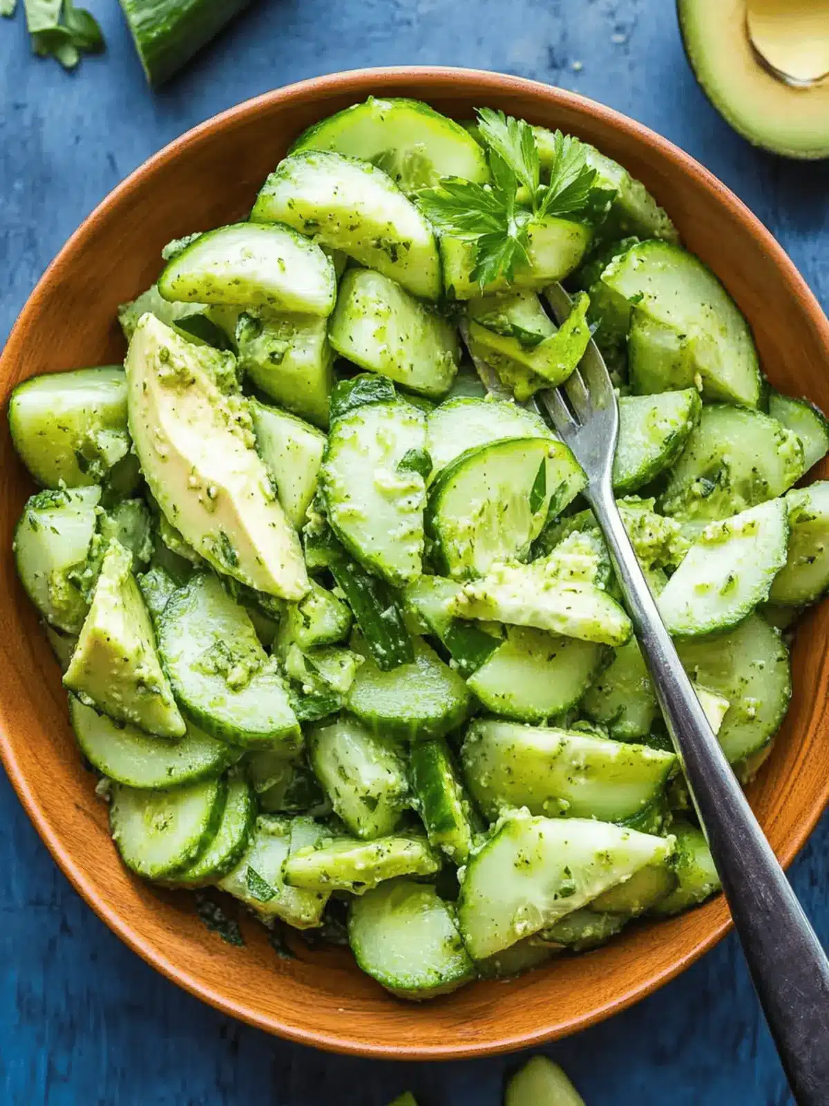 Cucumber and Avocado Salad