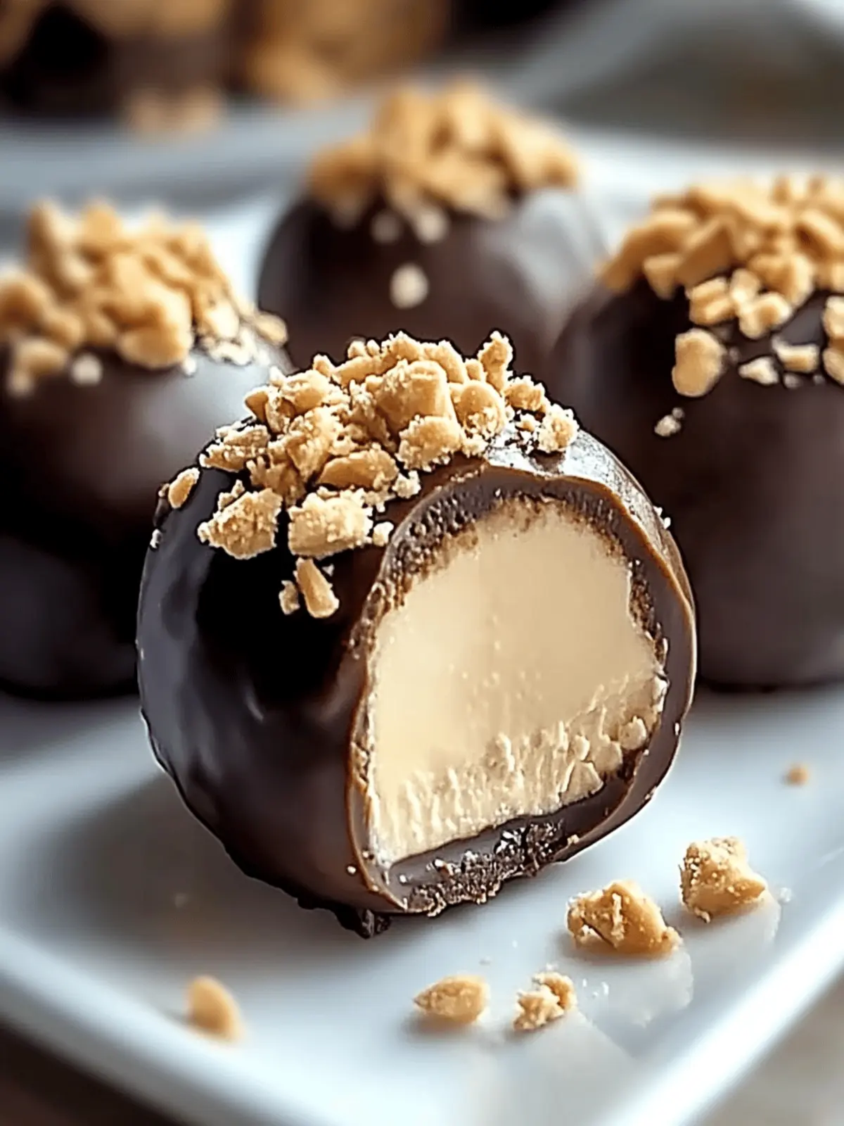 No-Bake Peanut Butter Cheesecake Balls