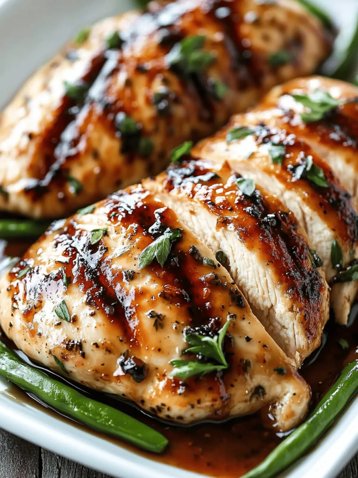 Balsamic Baked Chicken Breast