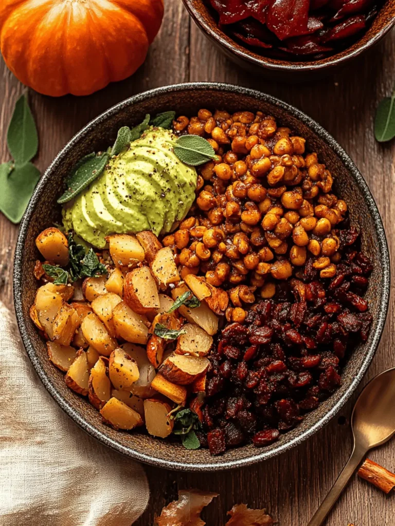 Vegan Fall Harvest Farro Bowl