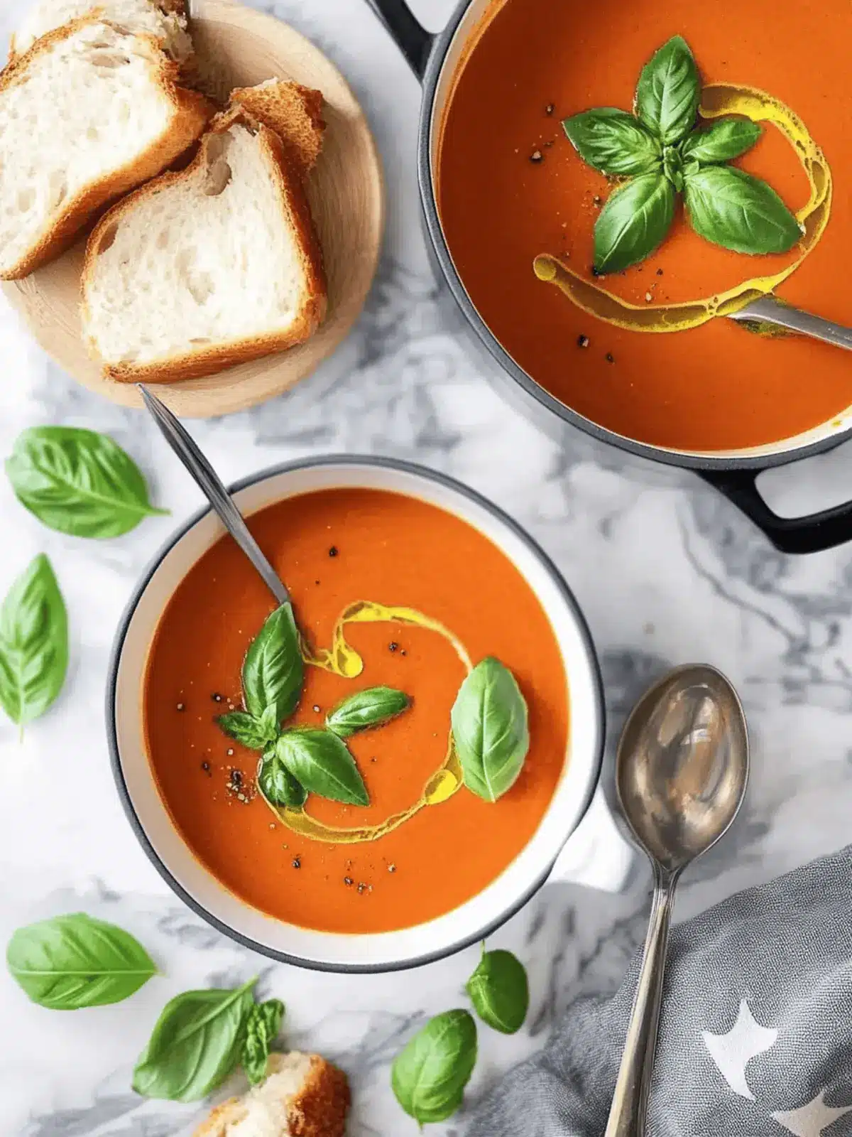 Creamy Tomato Basil Soup