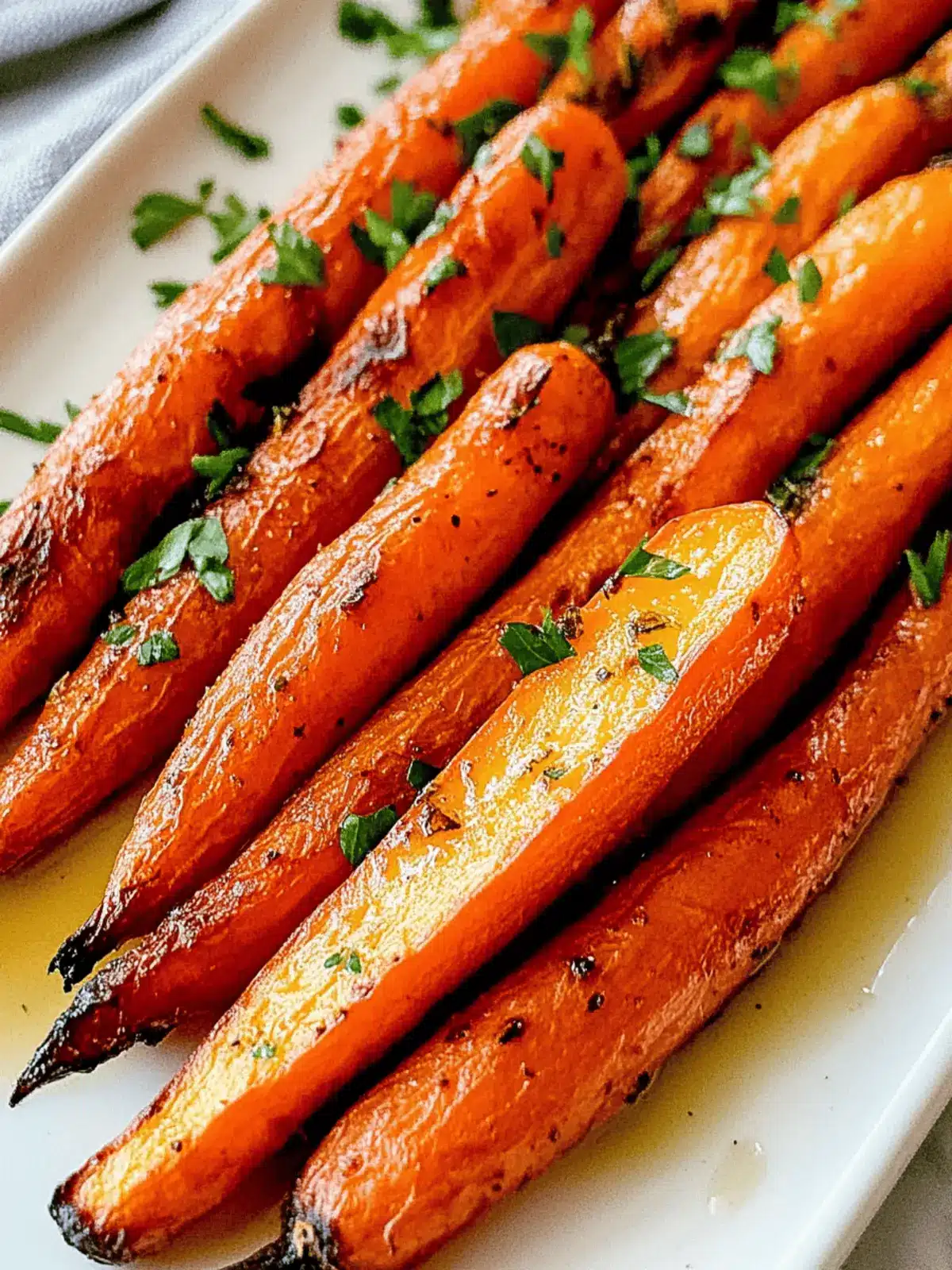 Easy Maple Roasted Carrots