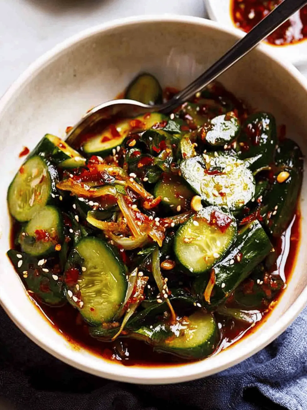 Spicy Asian Cucumber Salad