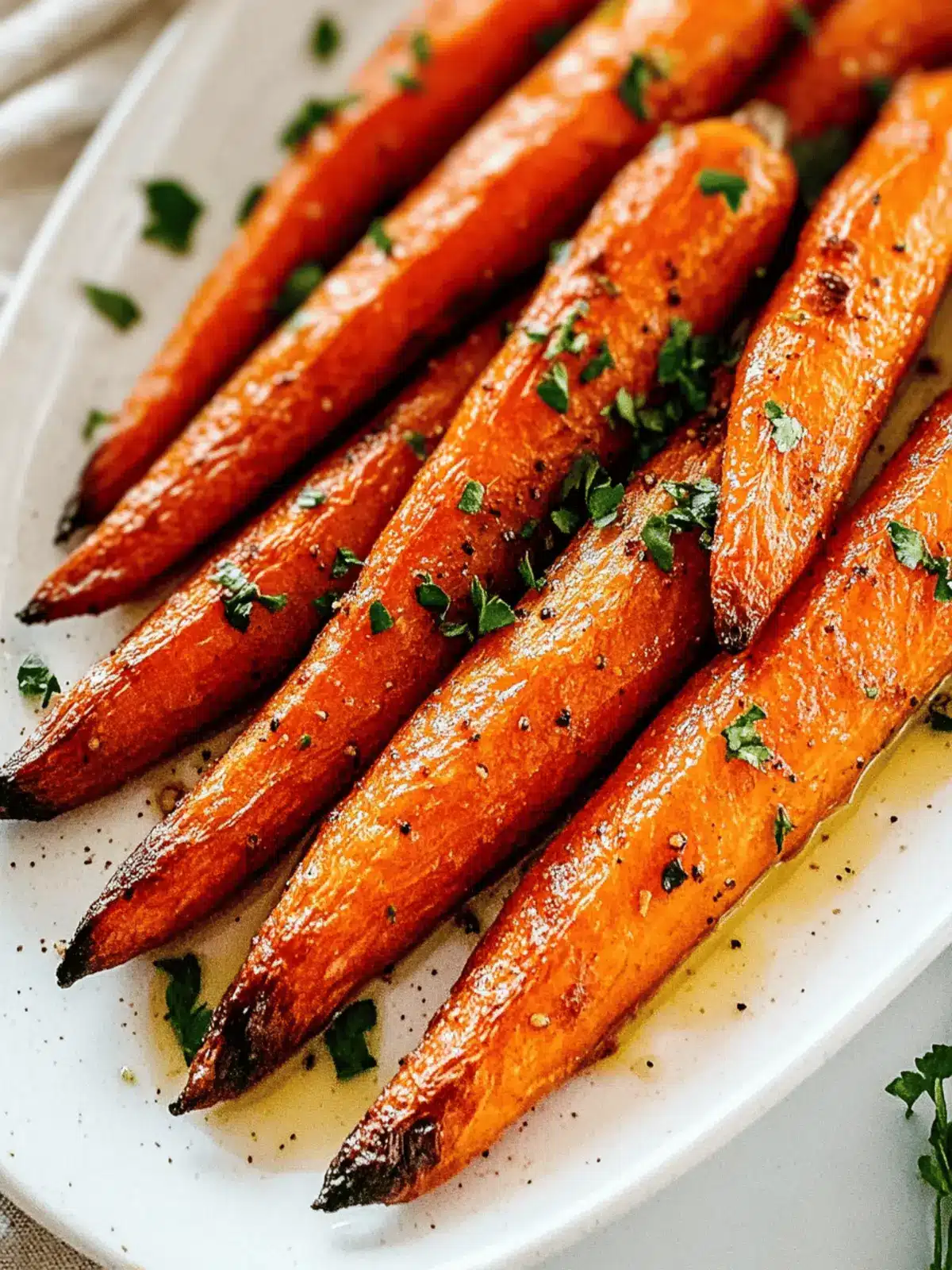 Easy Maple Roasted Carrots
