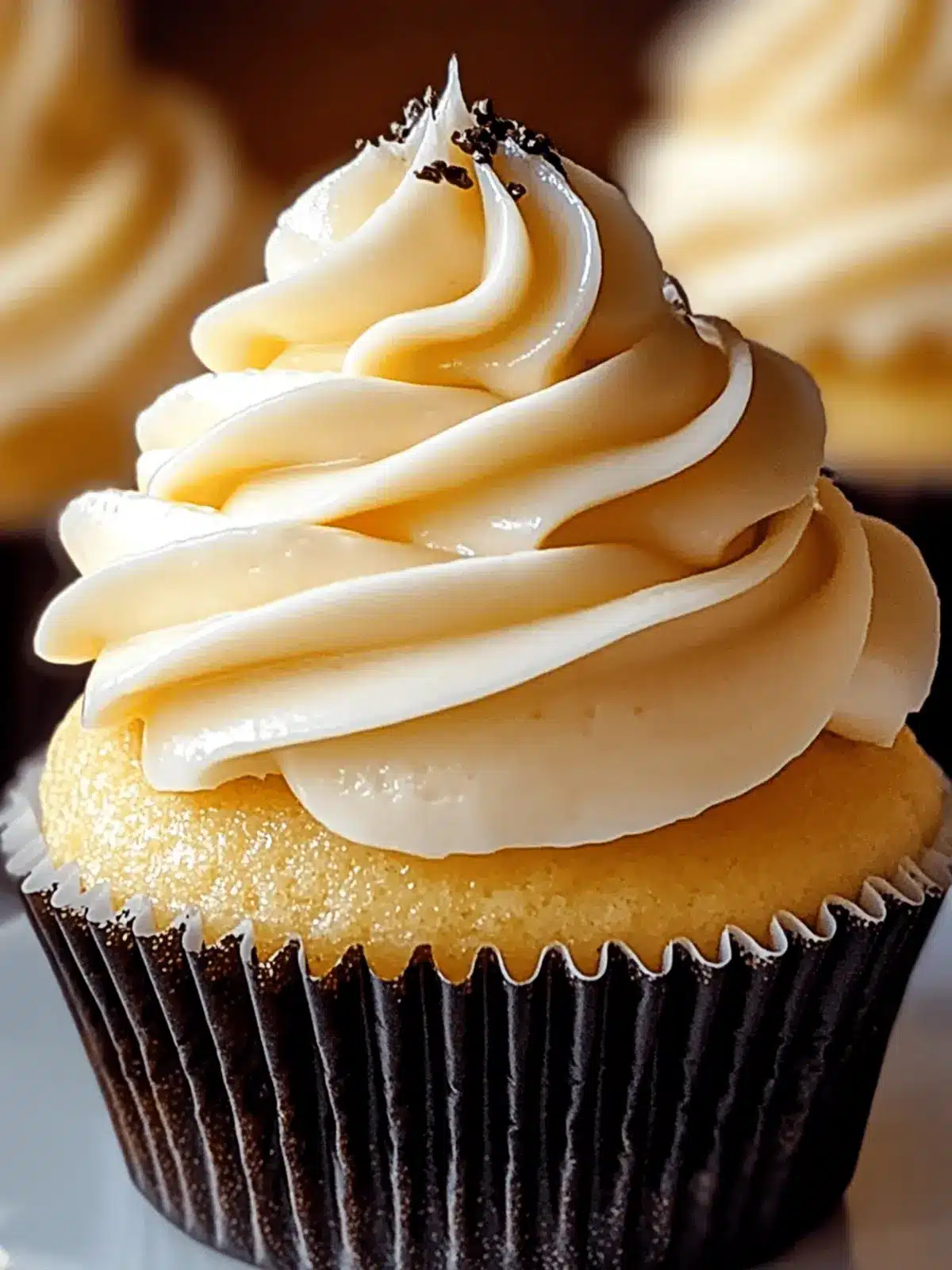 Silky Boston Cream Cupcakes