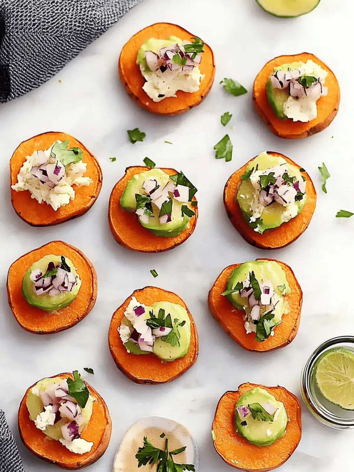 Sweet Potato Appetizer Bites