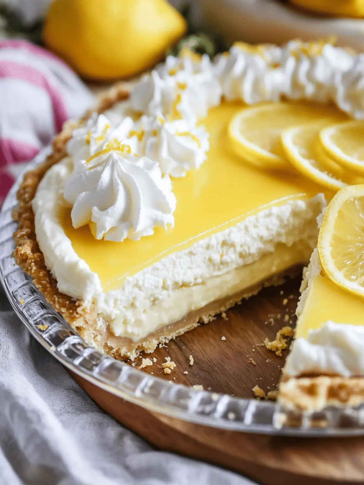 Lemon Cream Cheese Pie
