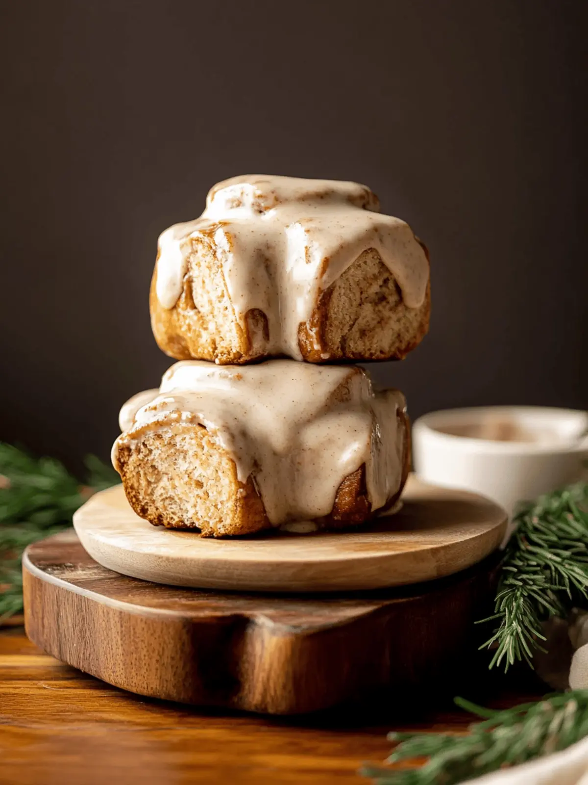 Vegan Chai Latte Cinnamon Rolls