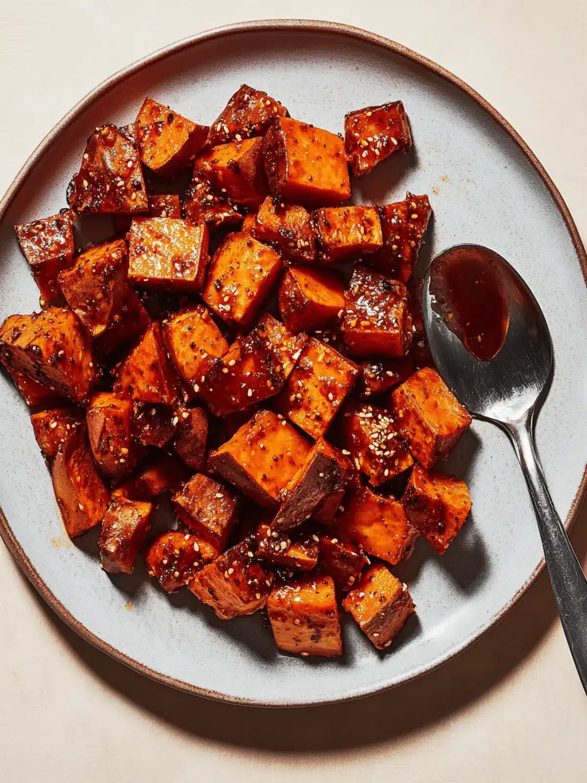 Roasted Sweet Potatoes with Maple Glaze