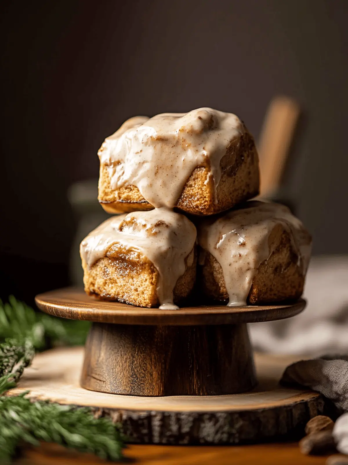 Vegan Chai Latte Cinnamon Rolls