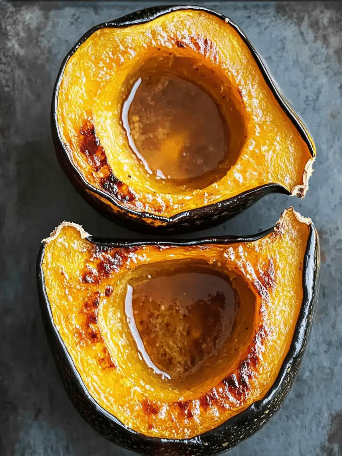 Roasted Acorn Squash with Brown Sugar