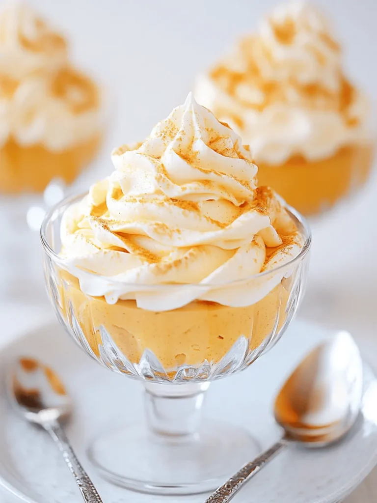 Easy Pumpkin Cheesecake Mousse
