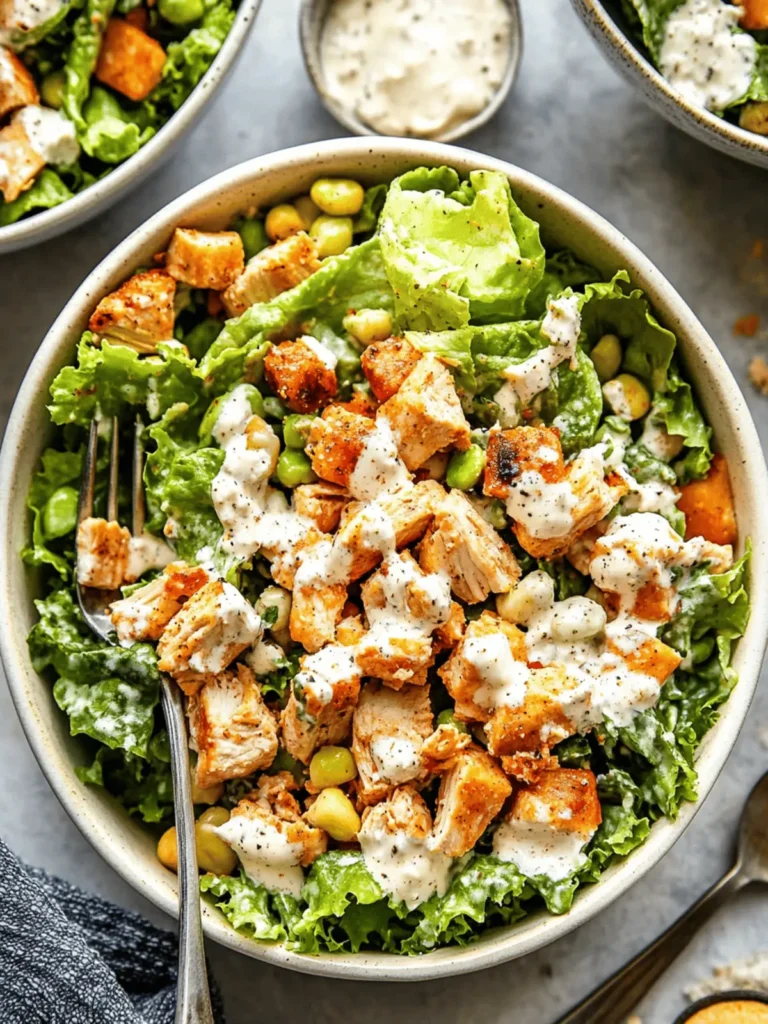Buffalo Chicken Salad for One