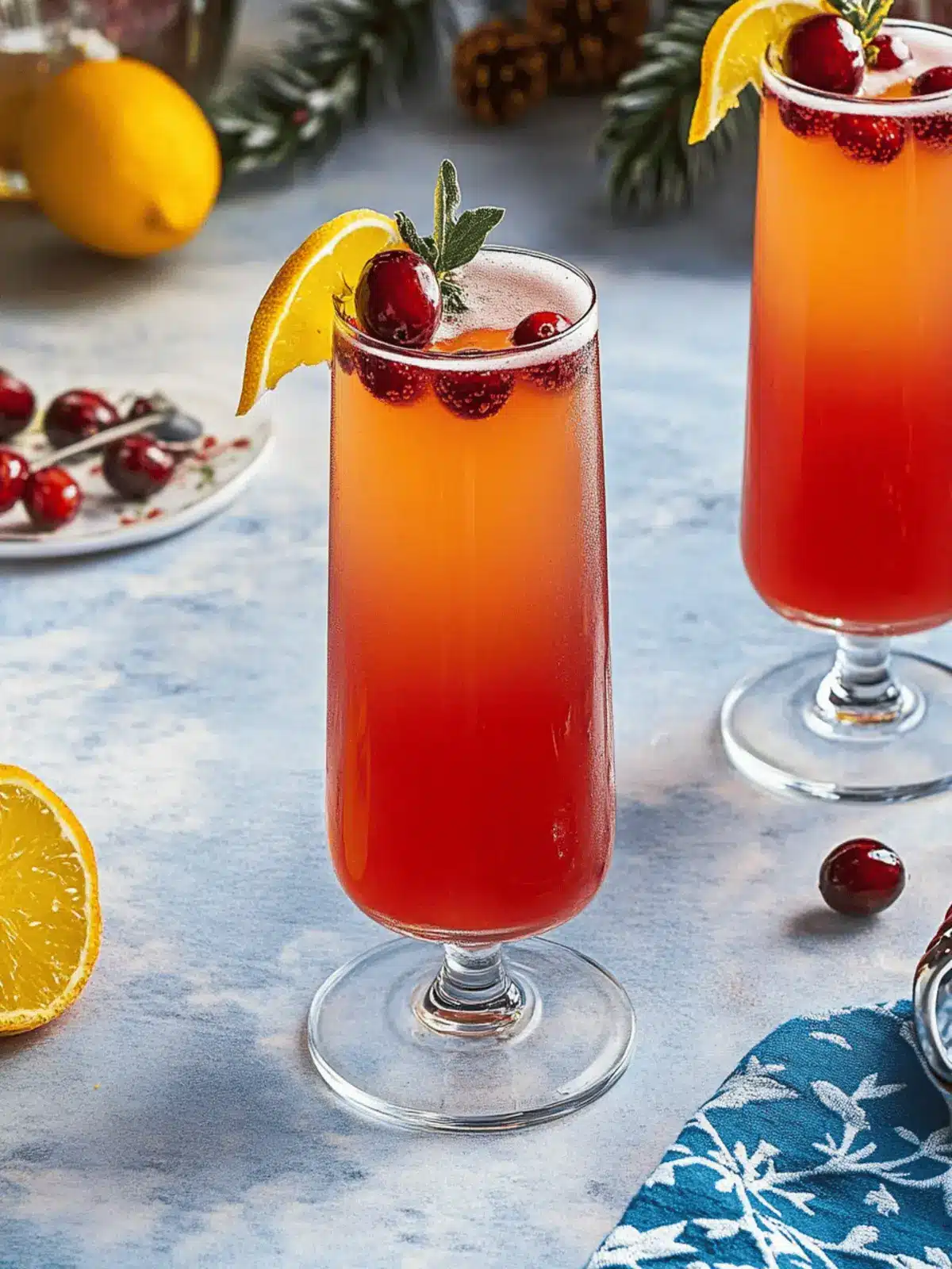 Cranberry Mimosa