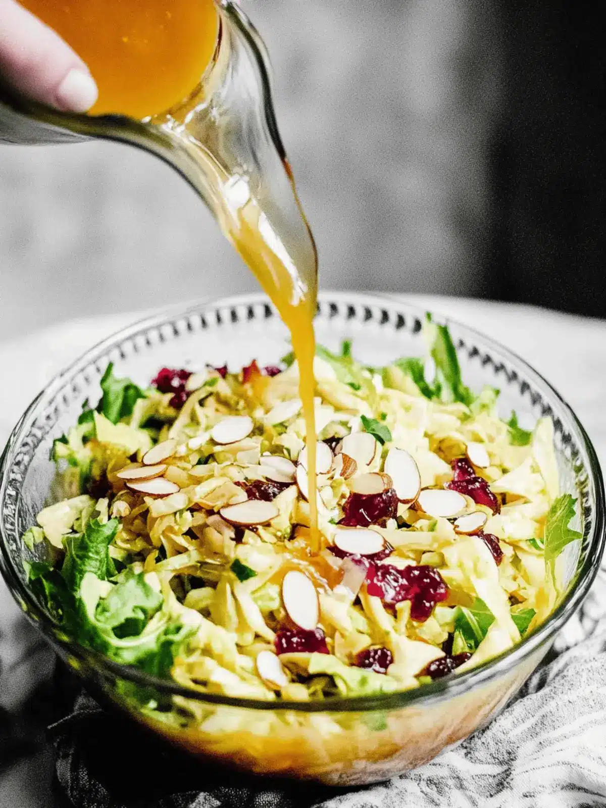 CRANBERRY ALMOND THANKSGIVING SLAW