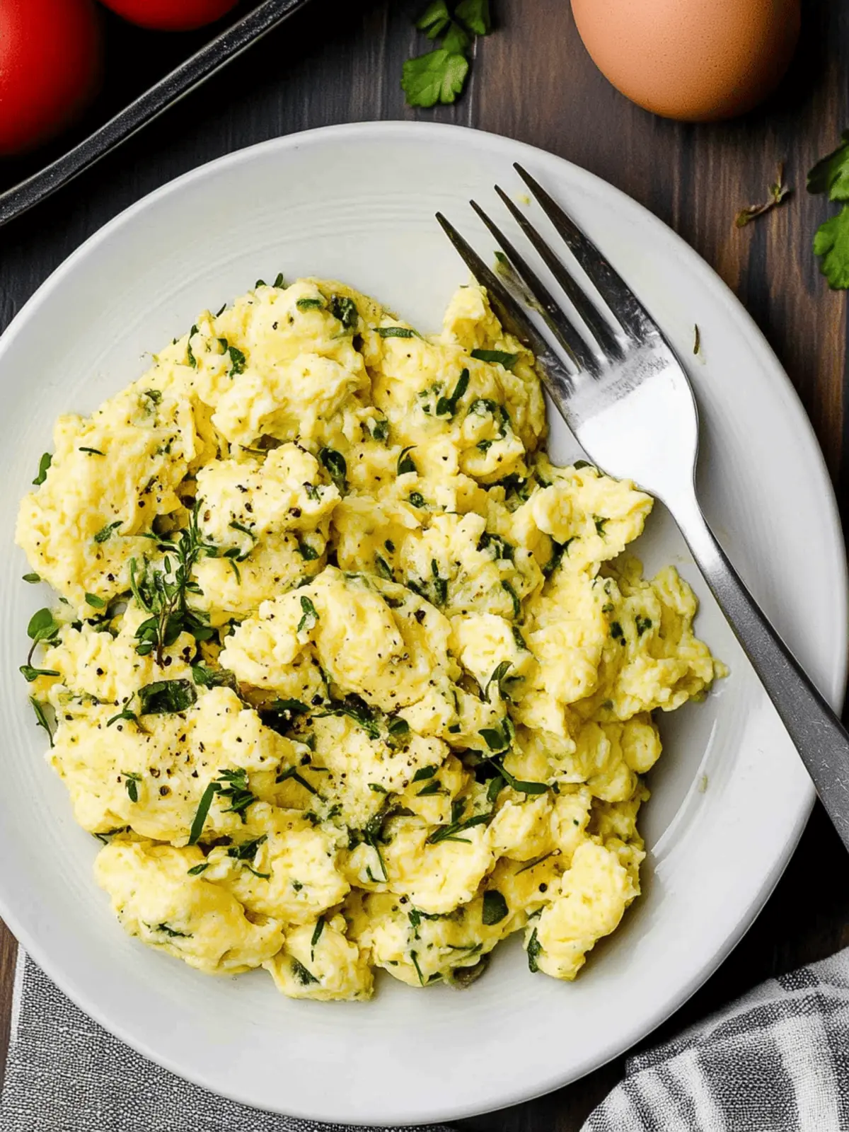 Herb Scrambled Eggs