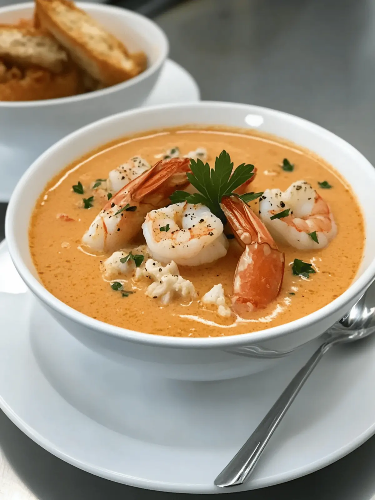 Crab and Shrimp Seafood Bisque