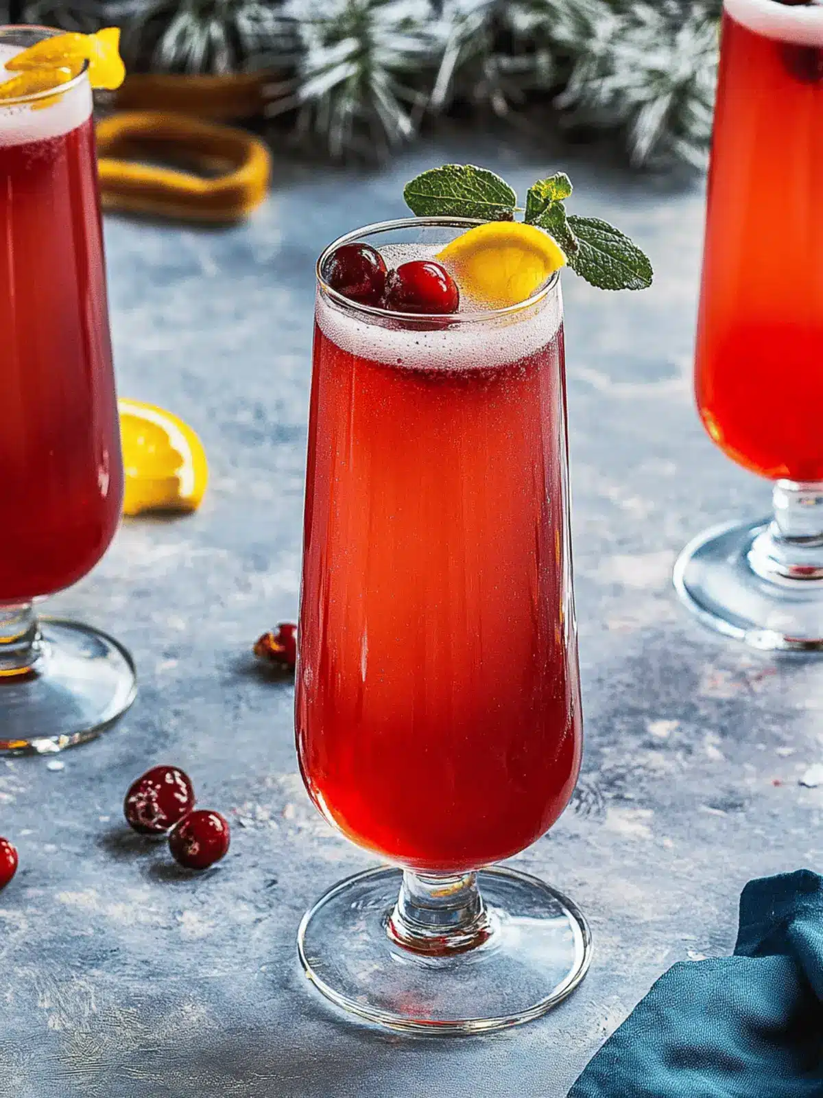 Cranberry Mimosa
