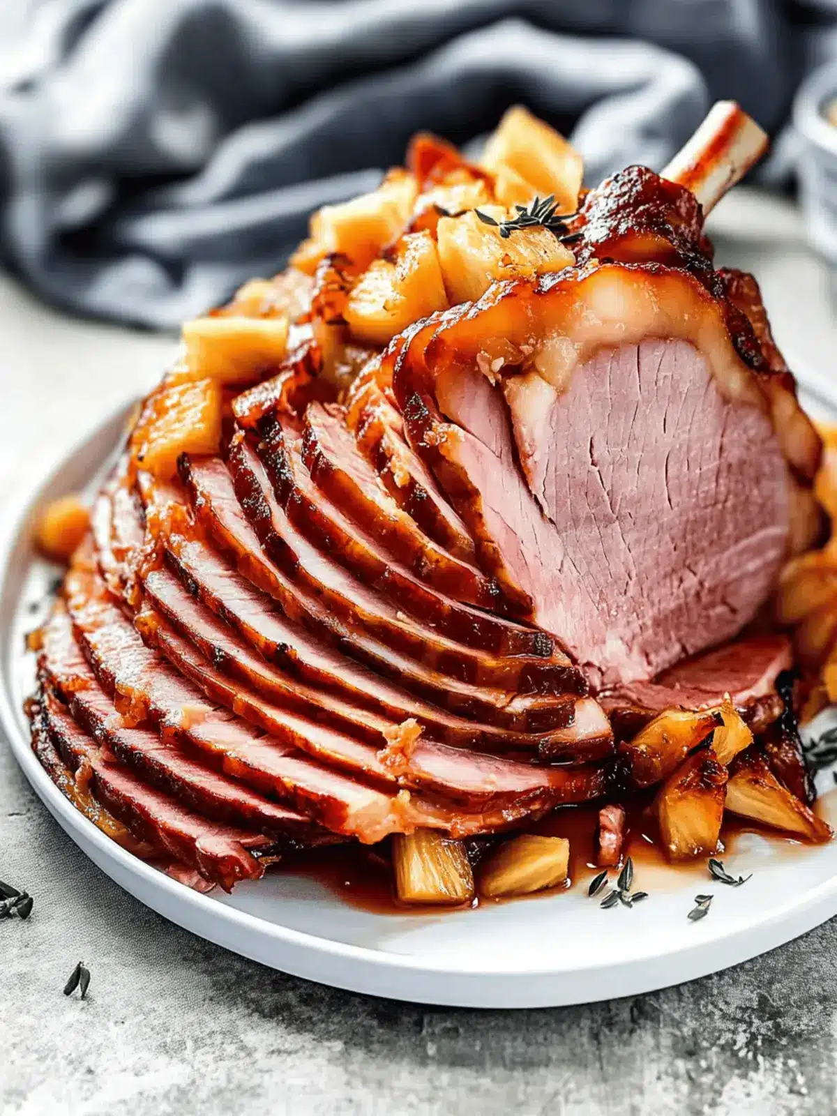 Pineapple Ham (Spiral Ham Recipe)