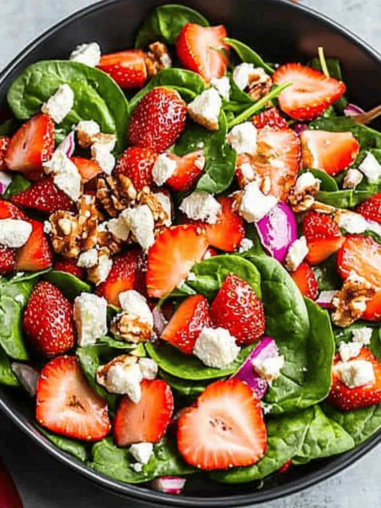 Strawberry Spinach Salad Recipe