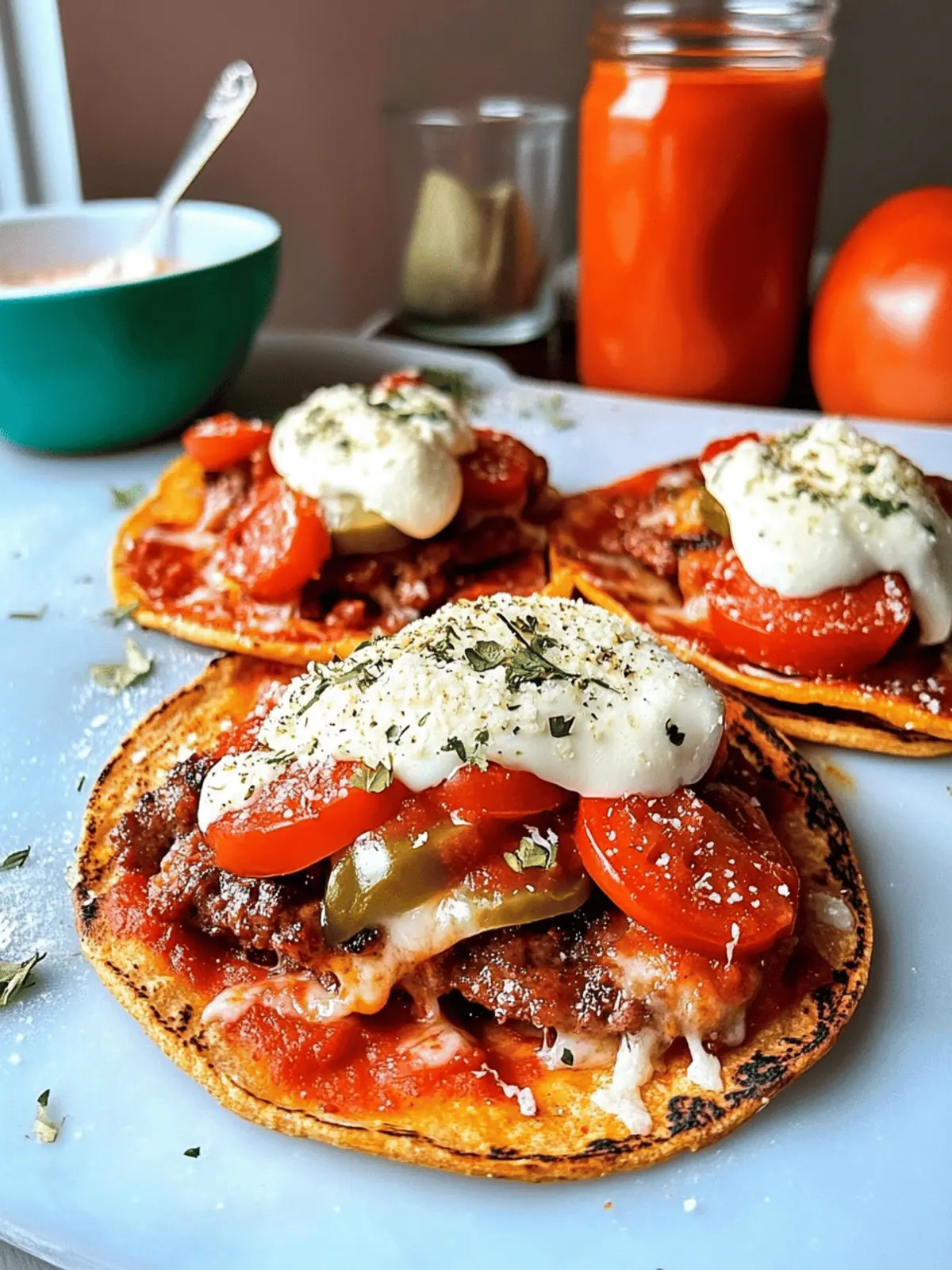 EPIC Pizza Smash Burger Tacos