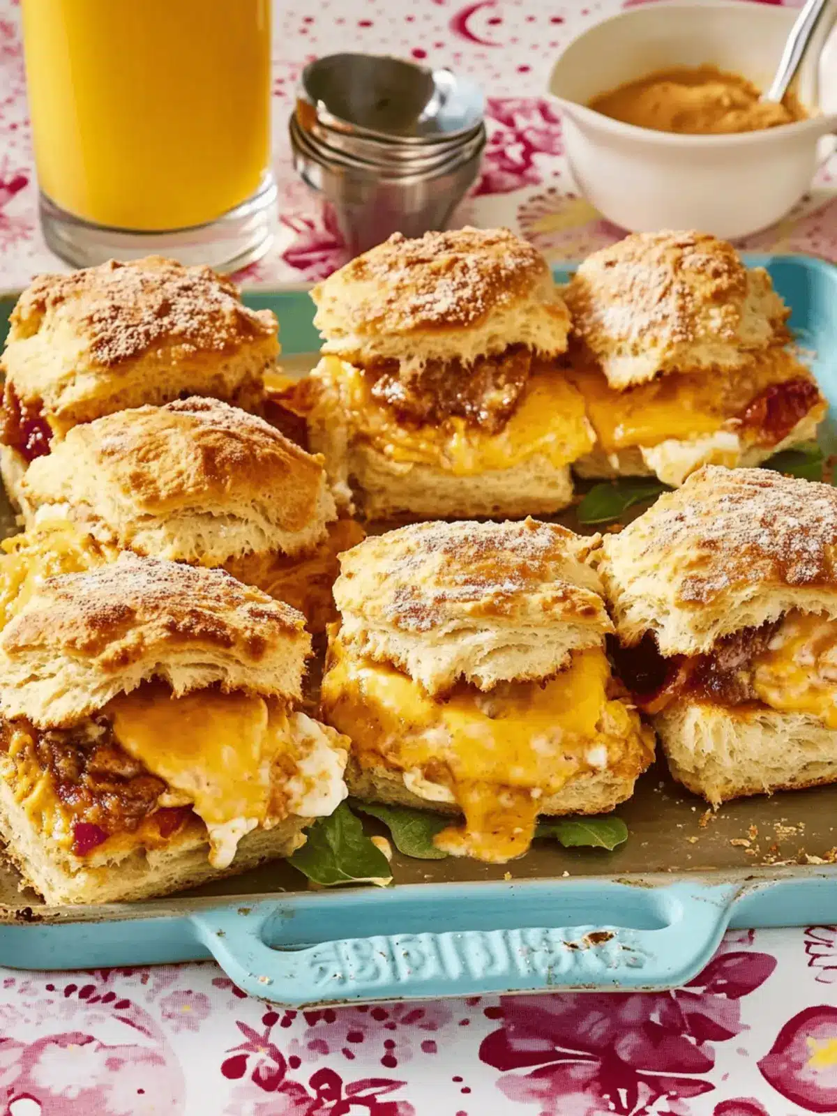 Sheet Pan Biscuit Breakfast Sandwiches