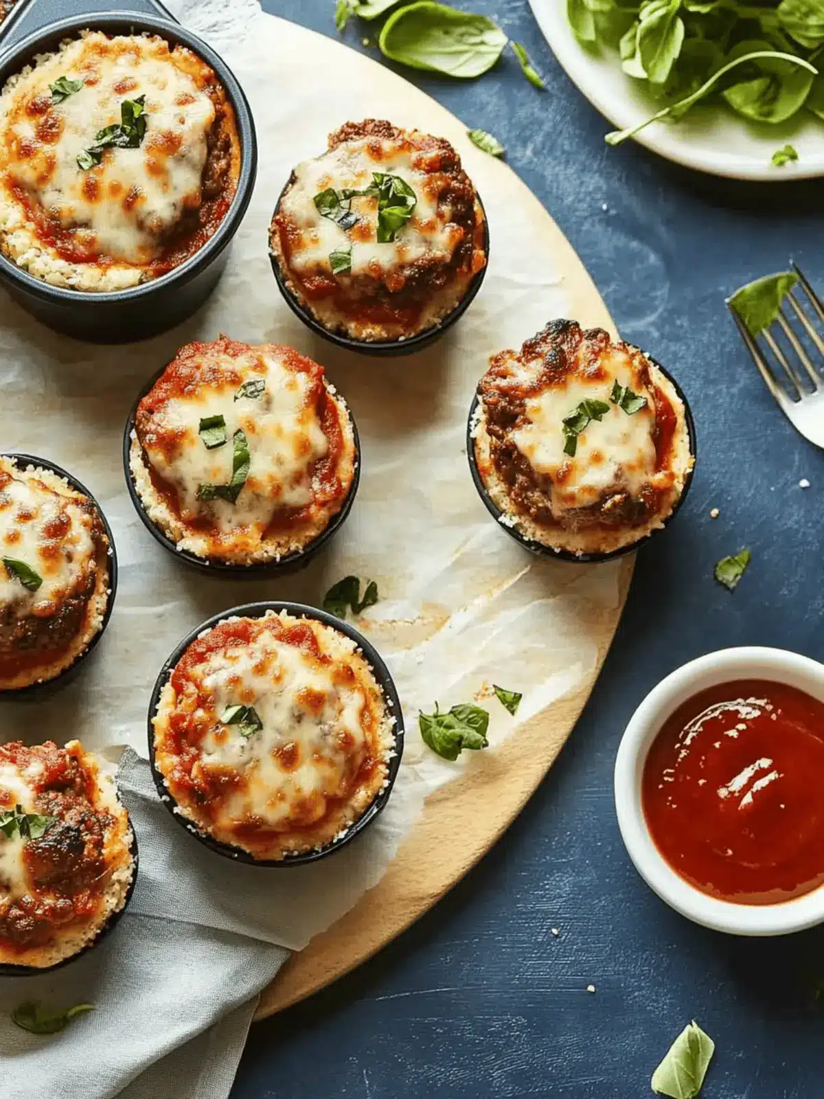 Pizza Meatloaf Cups