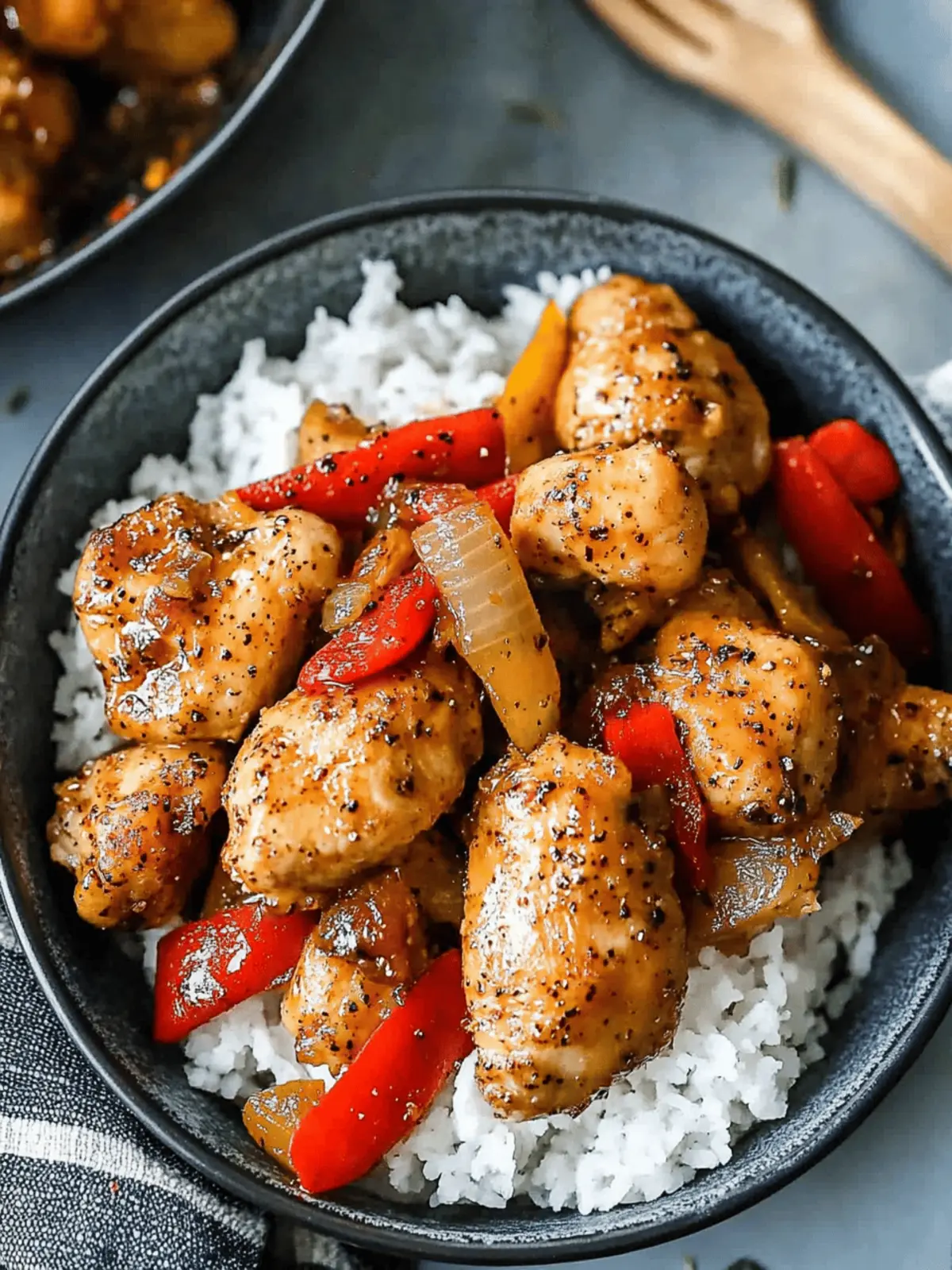 Black Pepper Chicken