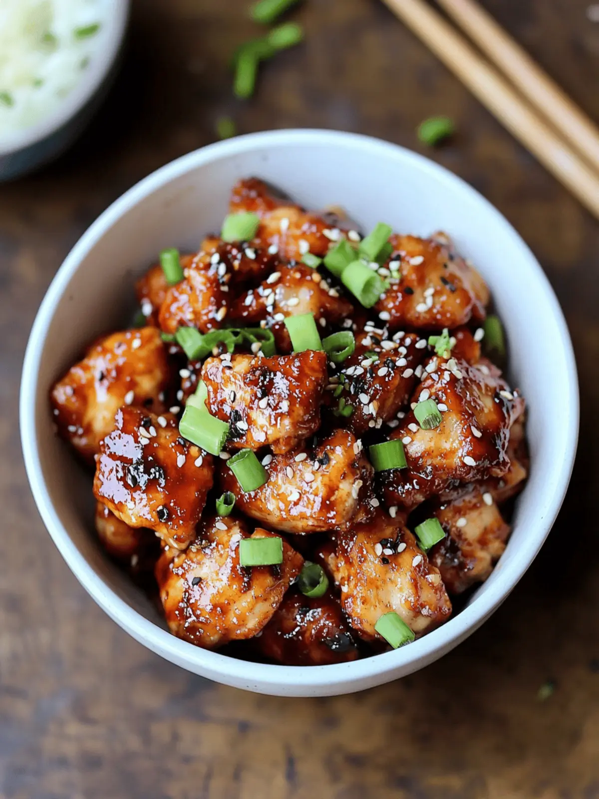 Sticky Korean Chicken
