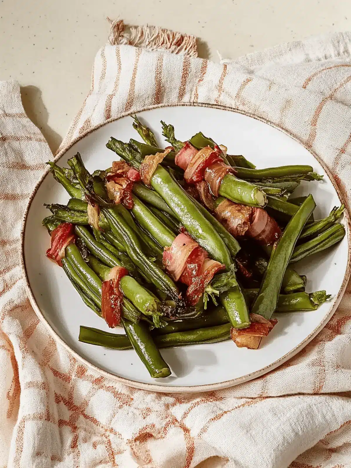 Sweet Green Bean Bundles