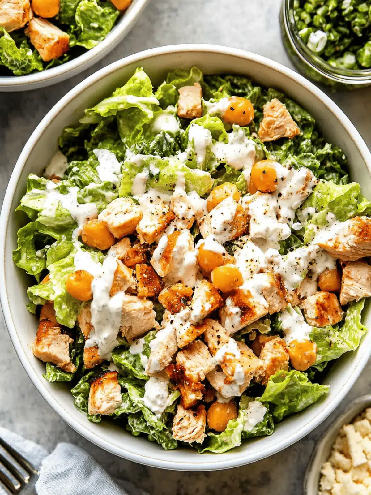 Buffalo Chicken Salad for One