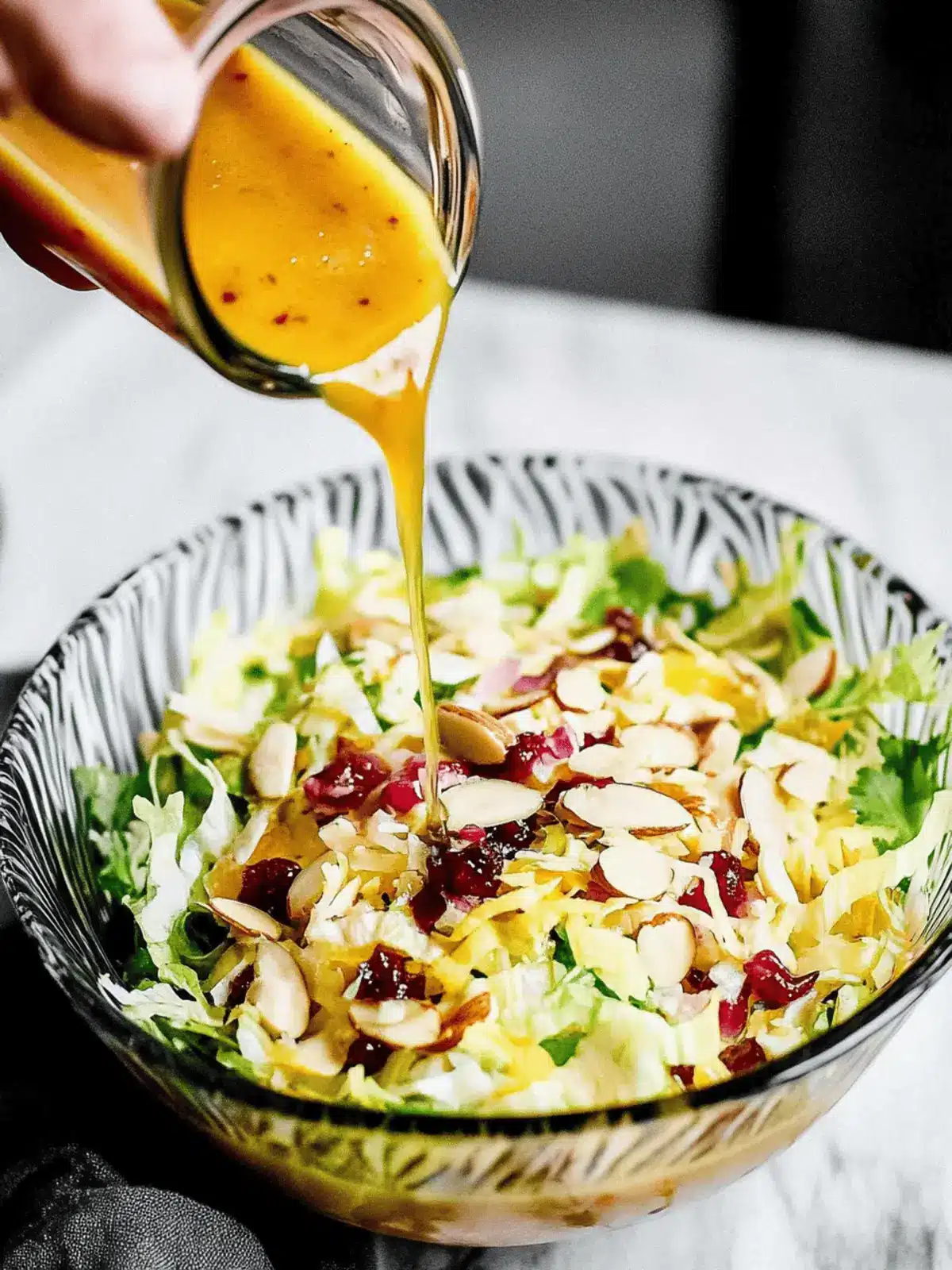 CRANBERRY ALMOND THANKSGIVING SLAW