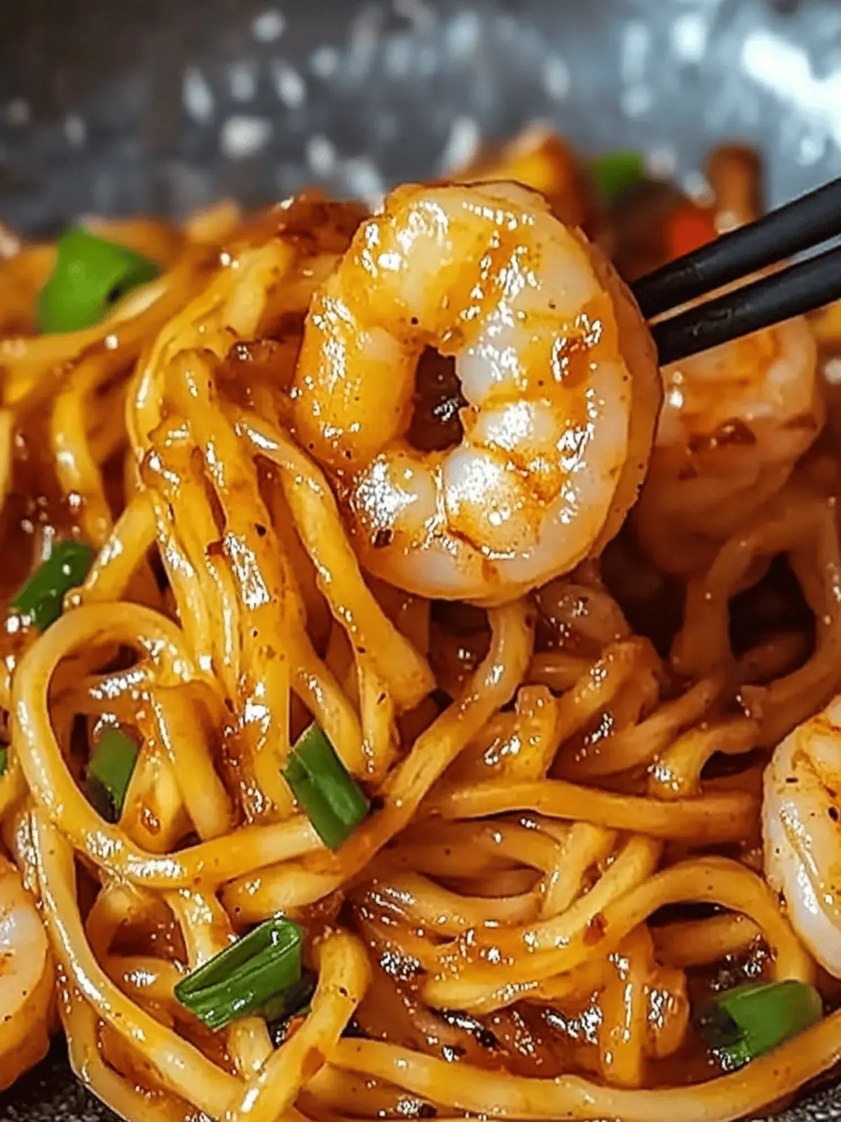 Spicy Garlic Shrimp Noodles
