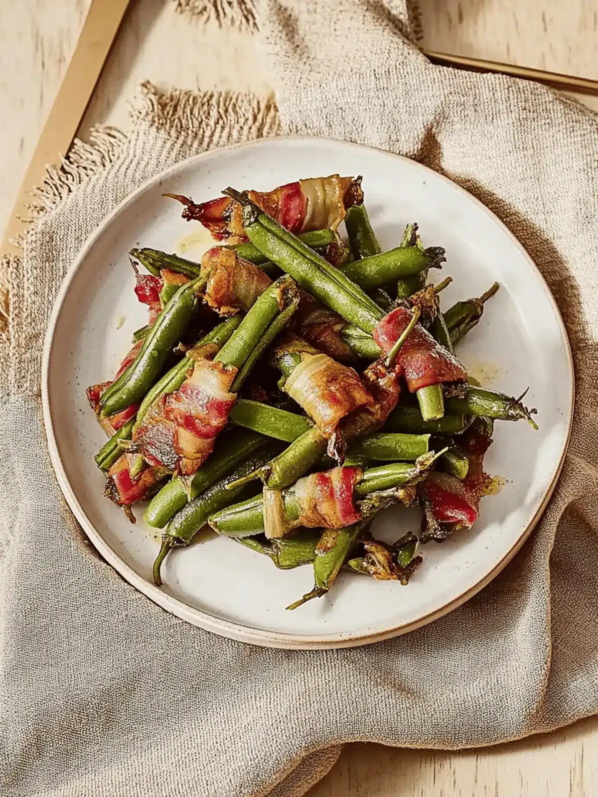 Sweet Green Bean Bundles