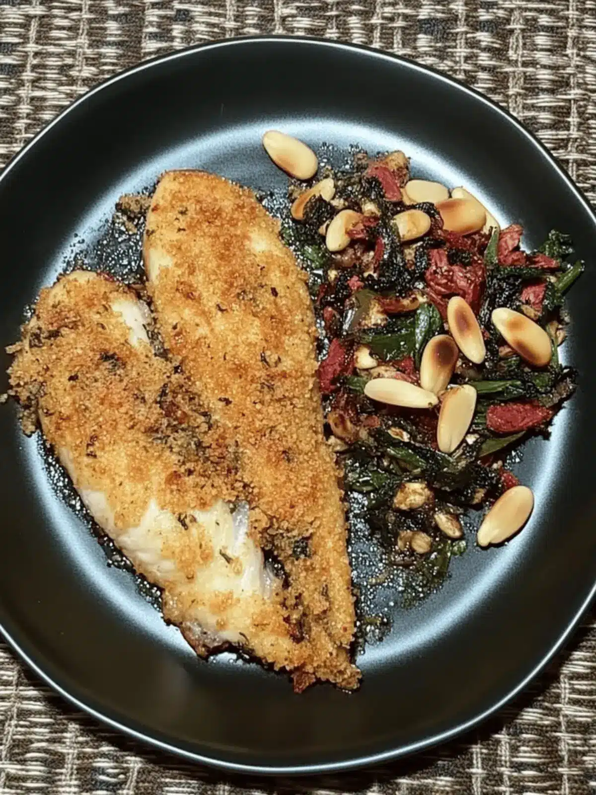 Pine Nut Encrusted Catfish