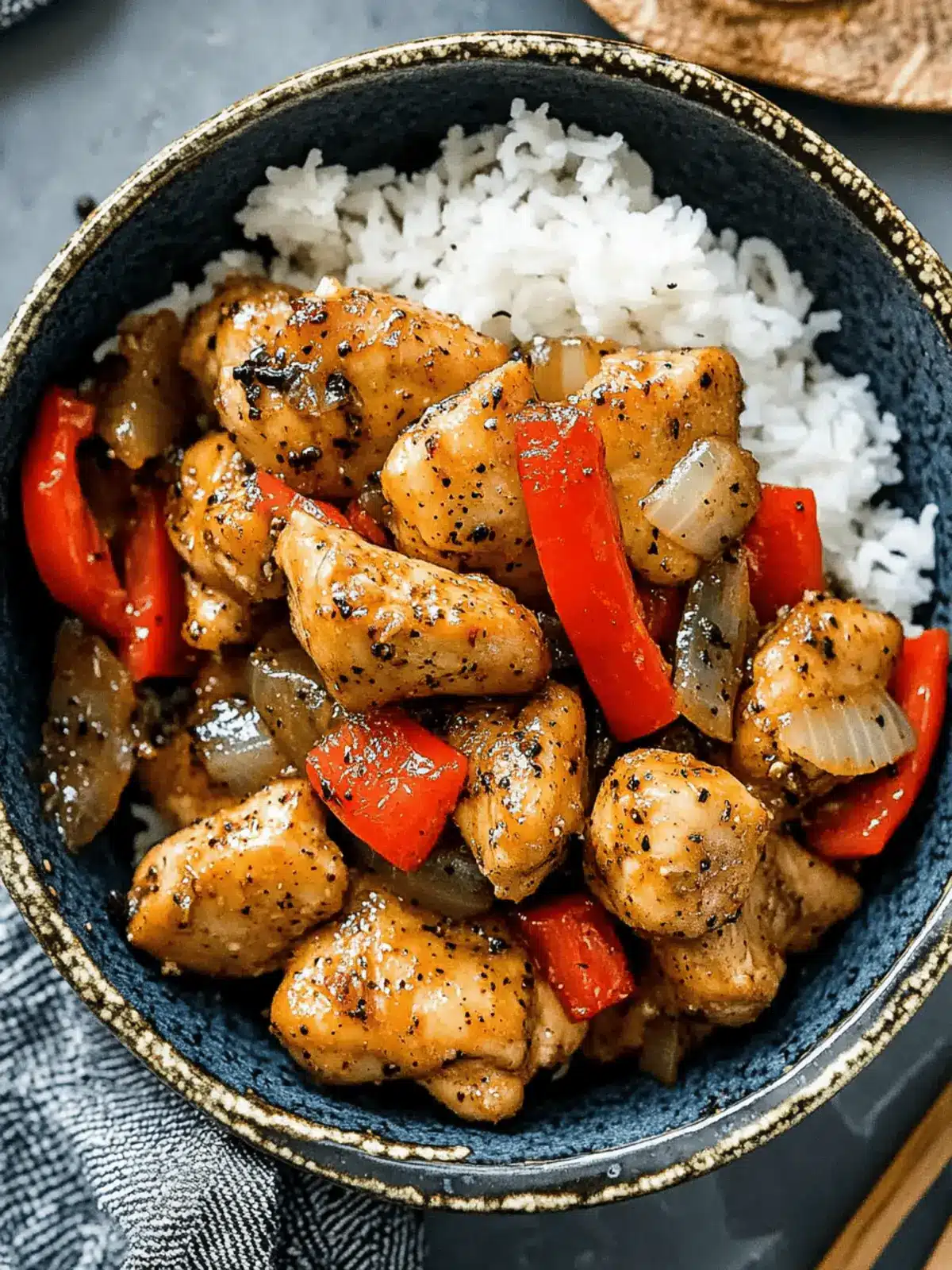 Black Pepper Chicken