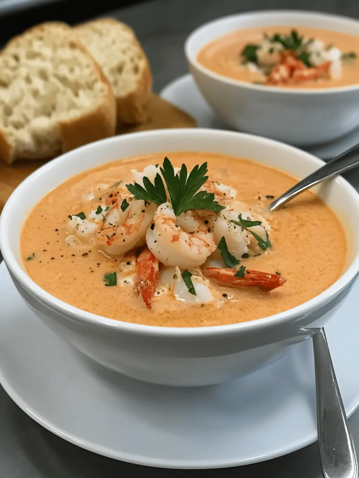 Crab and Shrimp Seafood Bisque