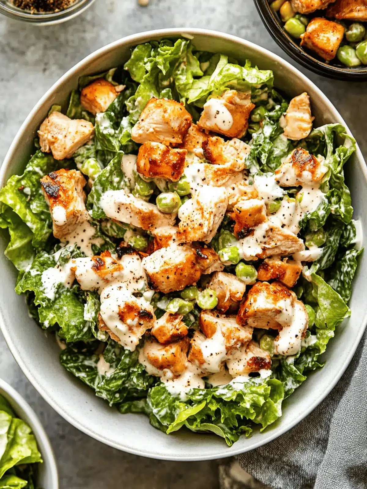 Buffalo Chicken Salad for One