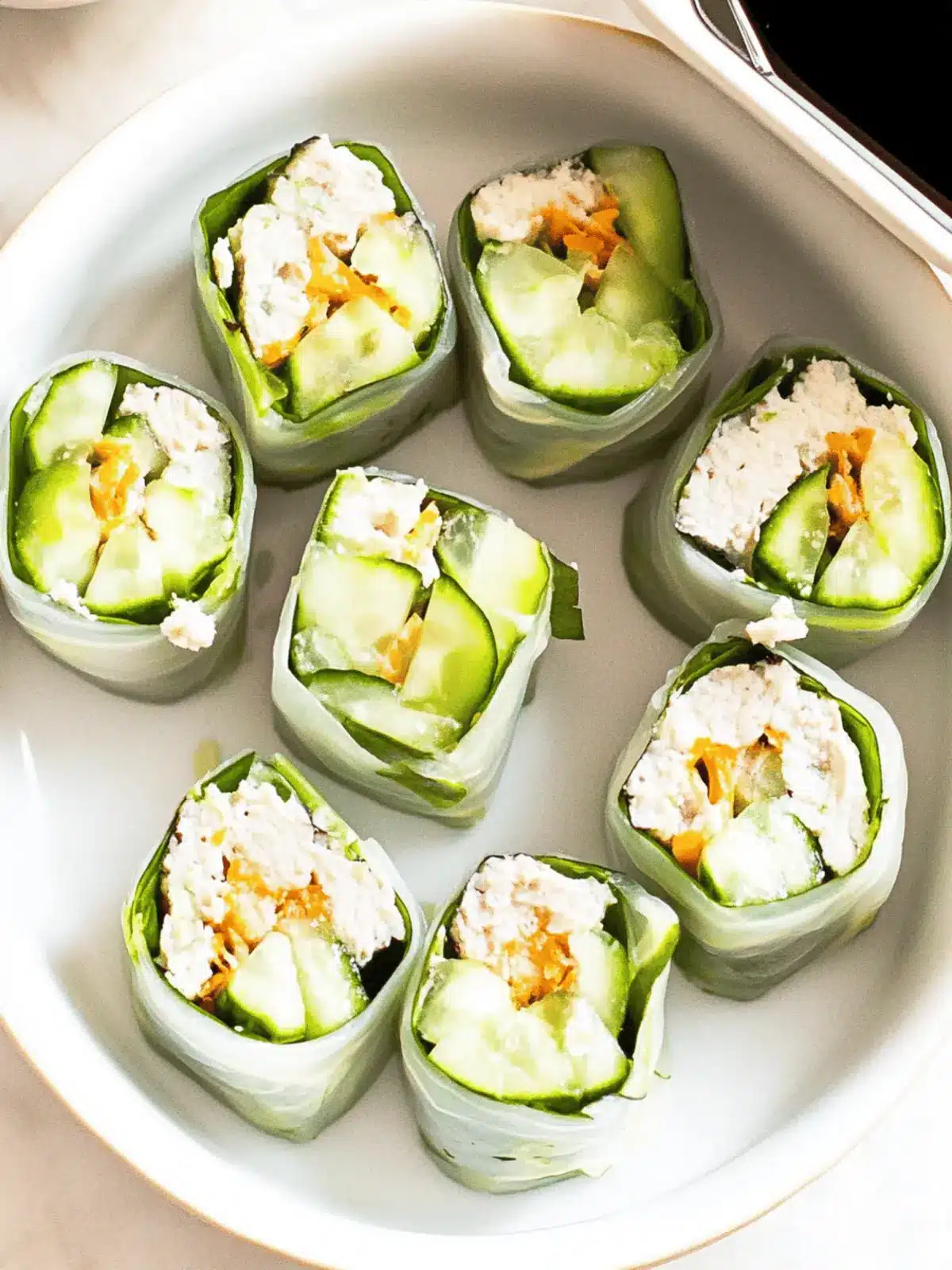 Cucumber Sushi Rolls