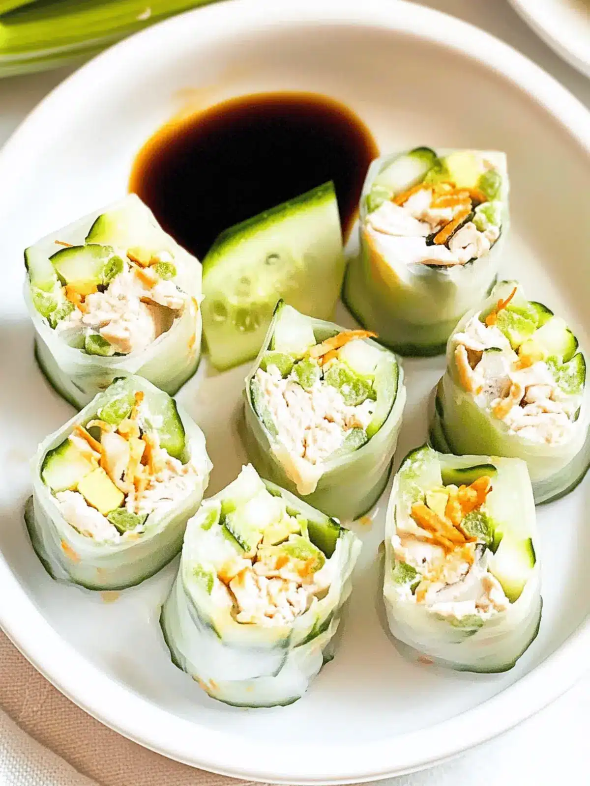 Cucumber Sushi Rolls