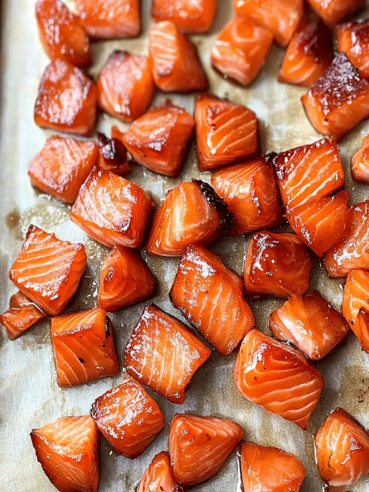 Candied Smoked Salmon Bites