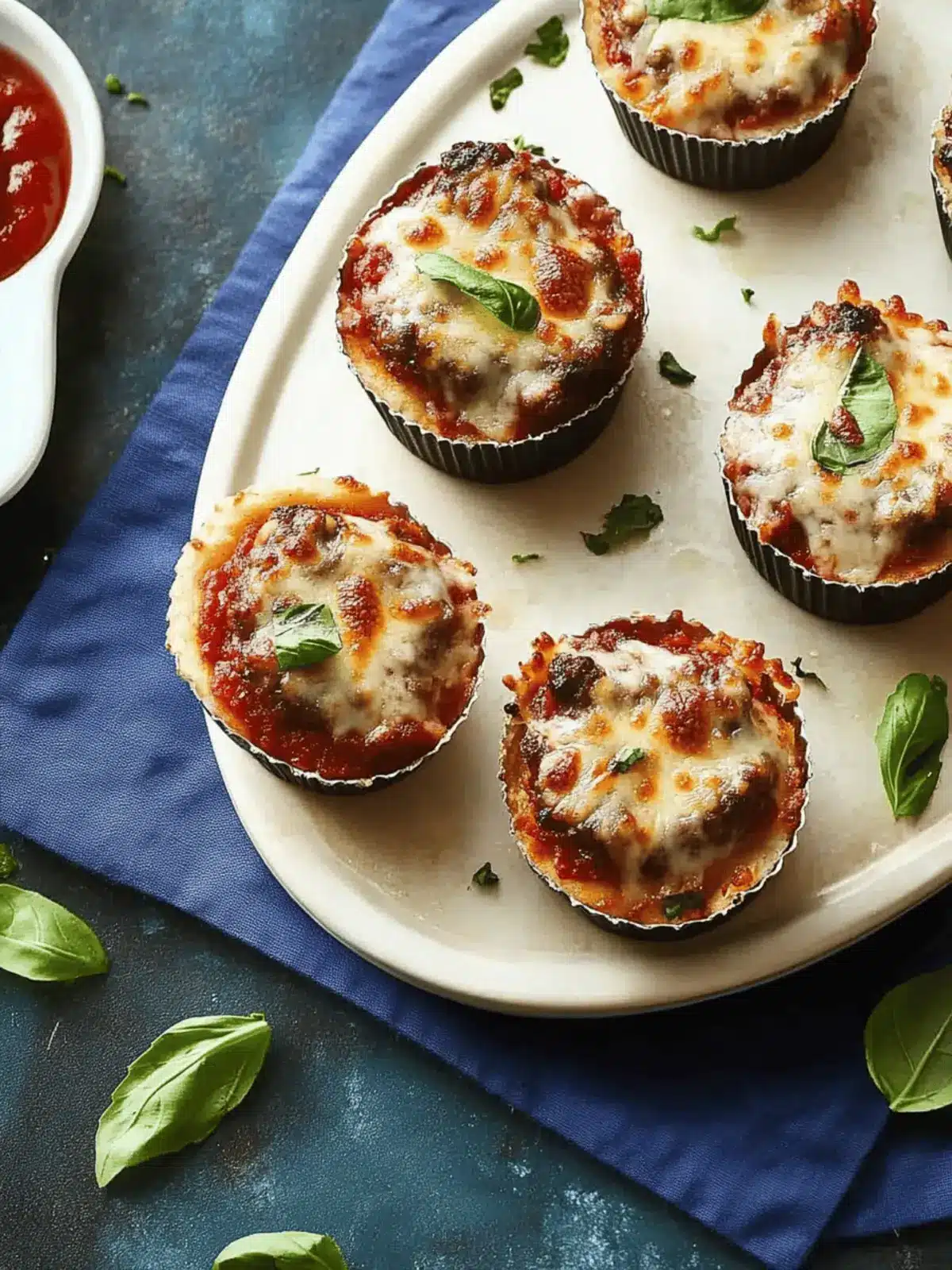 Pizza Meatloaf Cups