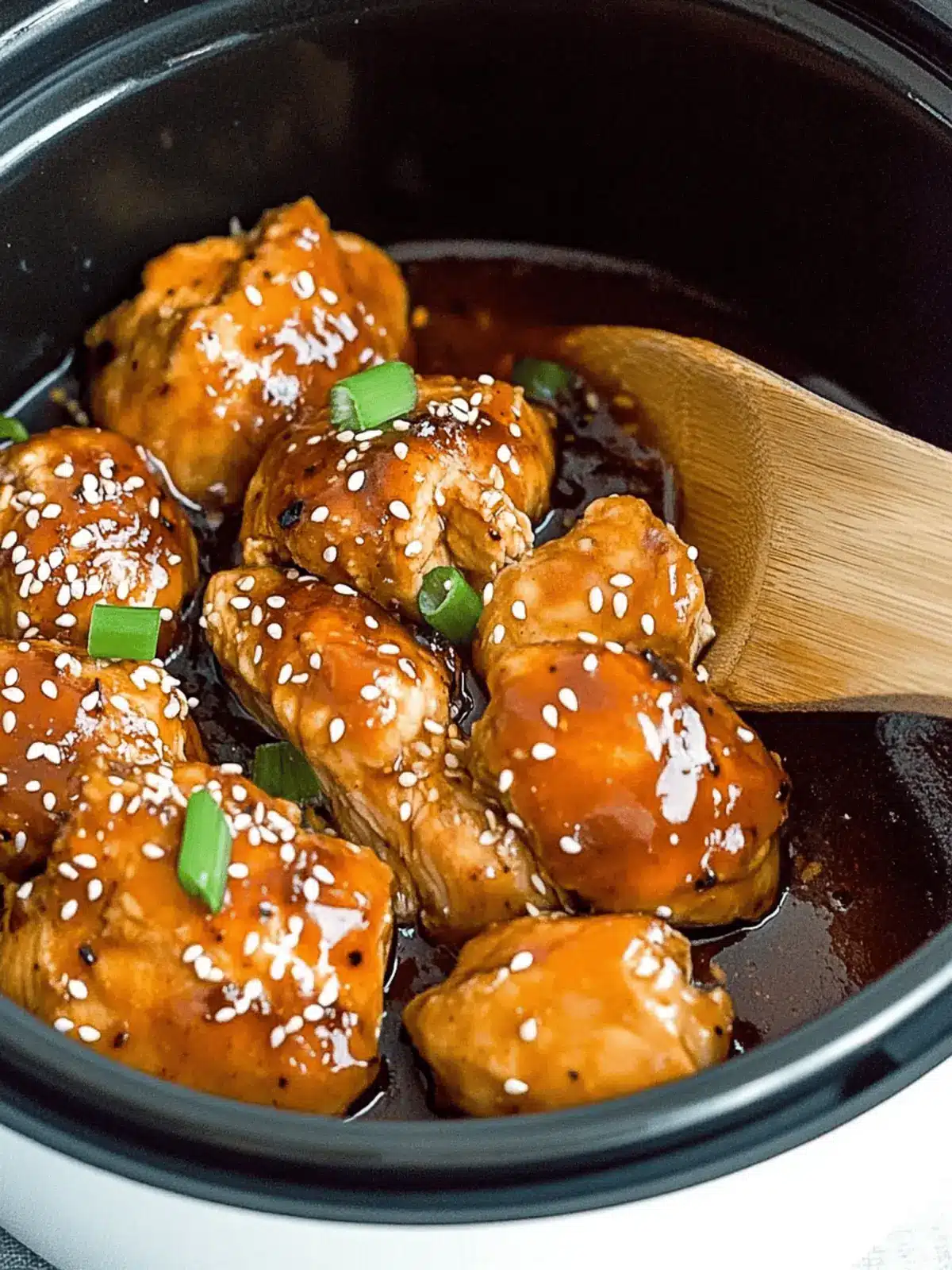 Sweet and Spicy Slow Cooker Honey Sriracha Chicken Bliss 5 Slow Cooker Honey Sriracha Chicken